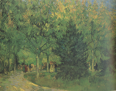 Vincent Van Gogh A Lane in the Public Garden at Arles (nn04)
